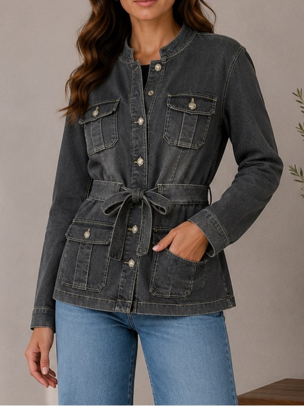 Vintage Denim & Co. Denim Coat‎